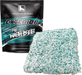 -The Wash Boss Premium Microfiber Car Wash Pad - Plush Korean Fabric,10x10 inches, 1000 GSM, Ultra-Absorbent, Scratch-Free, Safe for Paint – Teal & White (1-Pack)