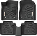 YITAMOTOR All Weather Floor Mats for 2022 Jeep Grand Cherokee WK, 2016-2021 Jeep Grand Cherokee/Dodge Durango, Custom Fit Floor Liners for 1st & 2nd Row, Black