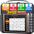 FOXWELL OBD2 Scanner NT716 Bidirectional Scan Tool, ABS SRS Transmission Engine, 9 Resets, Car Diagnostic Scanner with ABS Bleeding/SAS/Oil Light/EPB/BMS/DPF/Throttle Relearn/Injector, Black