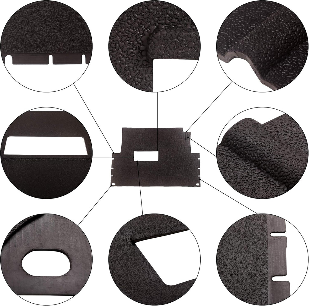 10L0L Full Coverage Liner Floor Mat for Club Car Precedent 2004-up, Club Car Tempo & Onward 2017-2022 Golf Cart, Replaces OEM# 102504801 102504802 103926401