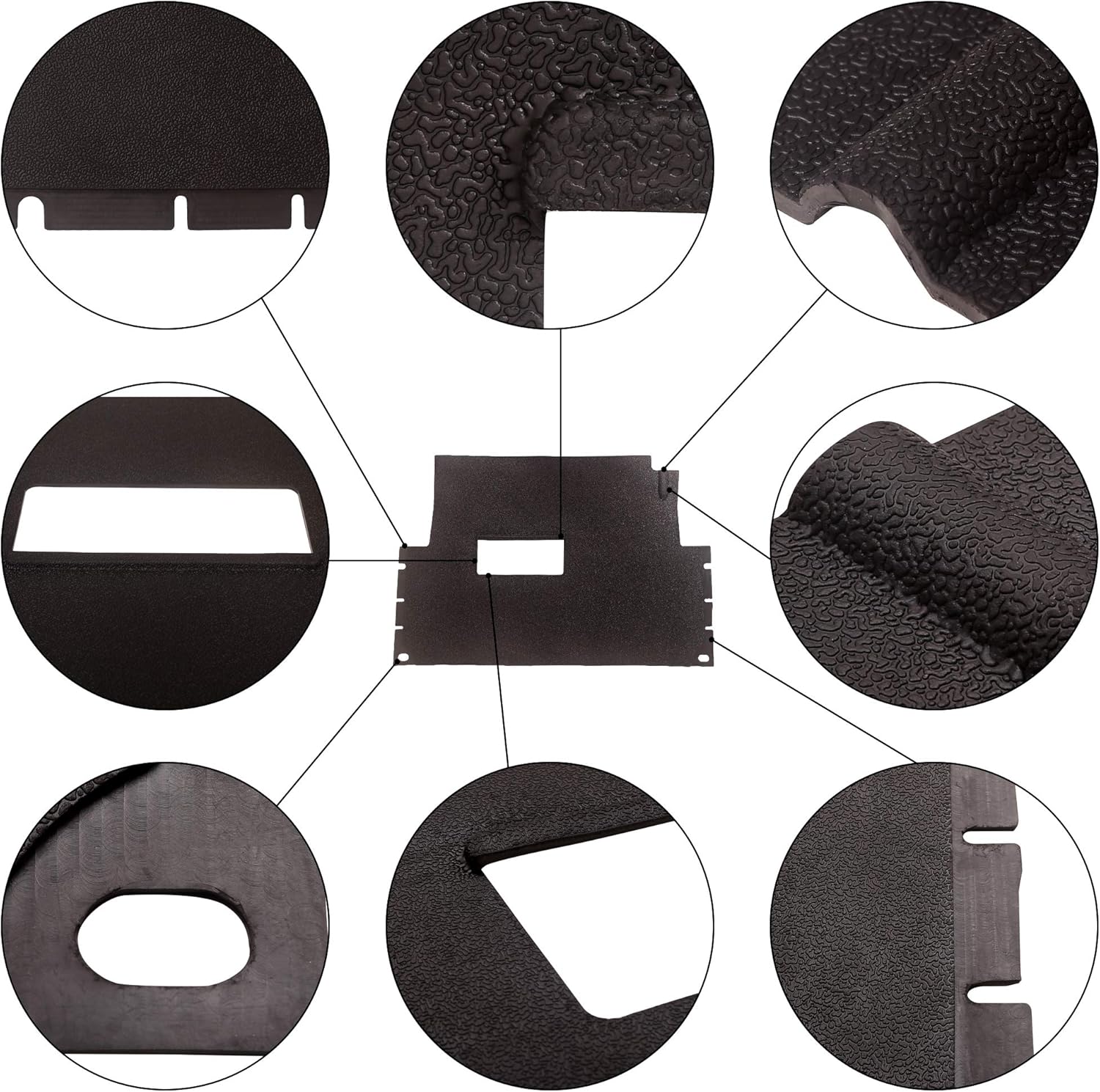 10L0L Full Coverage Liner Floor Mat for Club Car Precedent 2004-up, Club Car Tempo & Onward 2017-2022 Golf Cart, Replaces OEM# 102504801 102504802 103926401