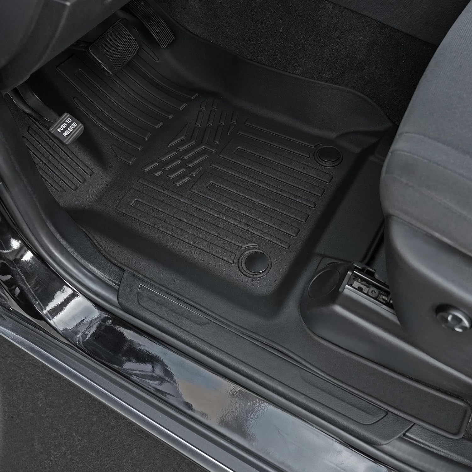 Floor Mats for 2016-2024 2025 Dodge Durango 6-seat, All Weather TPE Cargo Liner Cargo Mat and 3rd Row Backrest Mats for SRT Durango Accessories