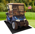 Golf Cart Mat for Garage Floor – Oil Absorbent, Waterproof, Battery Acid Resistant – 5x8ft Garage Mat – Cut to Size – Reusable Floor Protector for Golf Carts, ATVs, Motorcycles