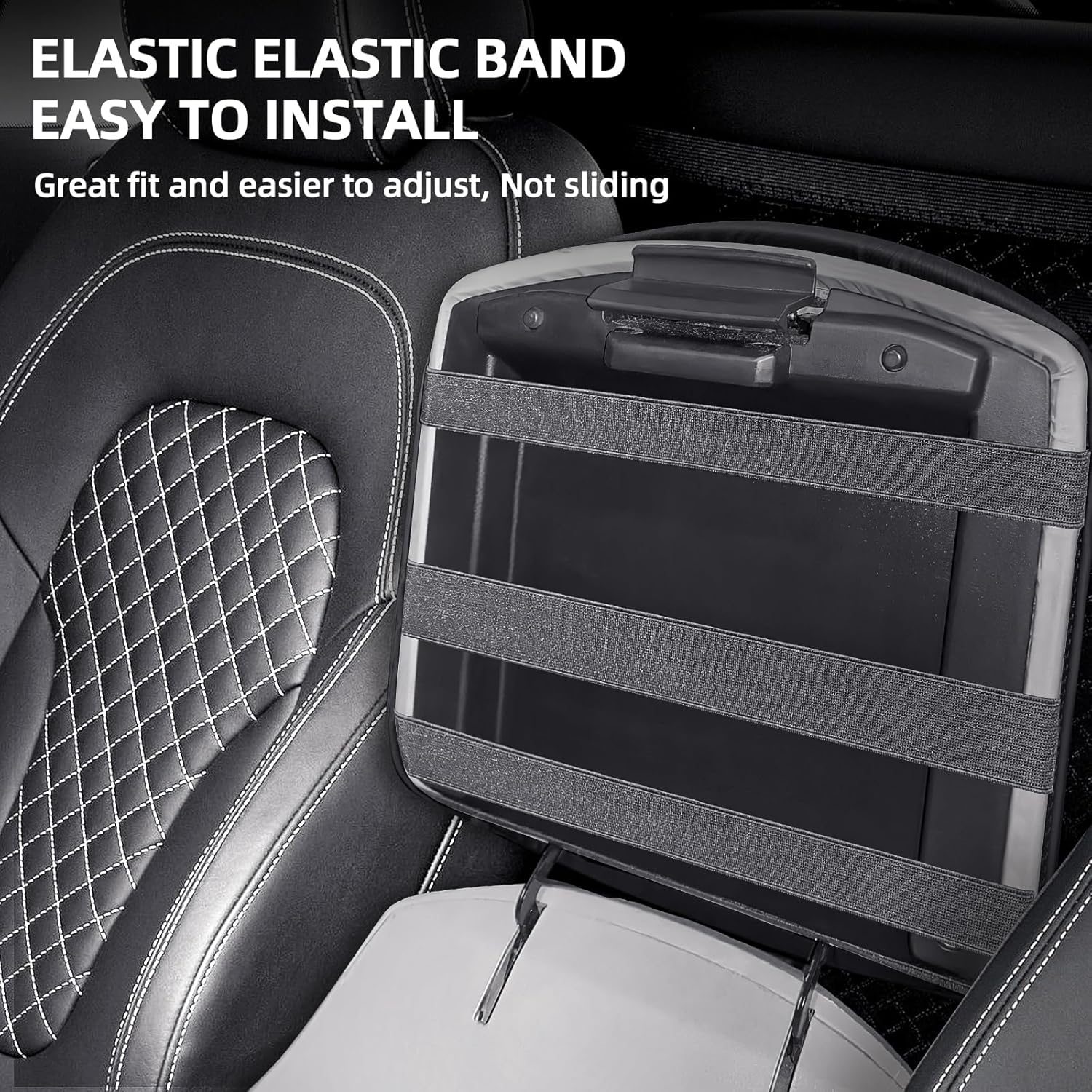 Center Console Cover Fit for 2009-2015 Pilot, Comfortable Armrest Cover Protector Customized Car Accessories, Well-Make PVC Leather Armrest lid Cover for 2009-2015 Pilot （Black）