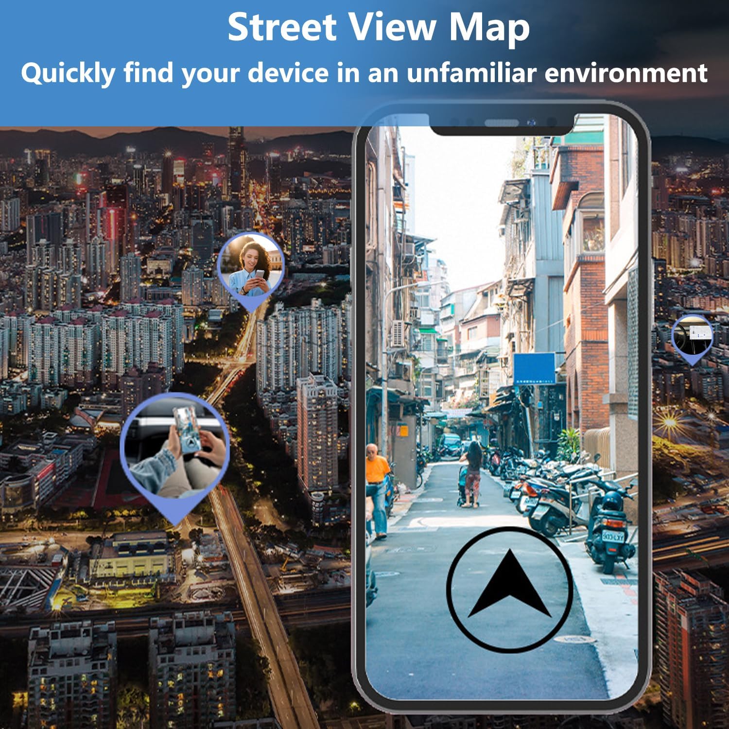 2025 New Model GPS Tracker for Vehicles, GPS Strong Magnetic Car Anti-Lost Tracker, No Subscription,GPS Tracker Locator Real Time, Anti-Theft Mini GPS Tracking Device with Free App