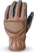 Leather Motorcycle Gloves with Adjustable Fitting Bike Riding Gloves for Riders