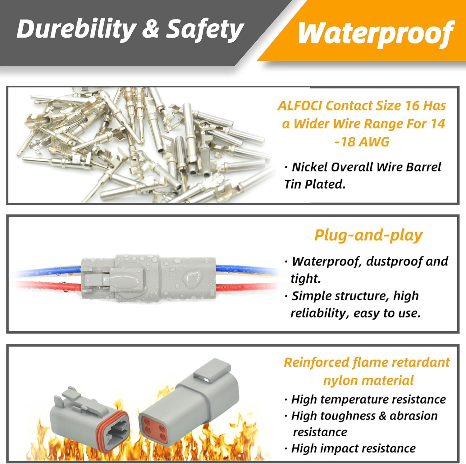 DT Kit for Car Motorcycle Boat (4PIN 4SET)