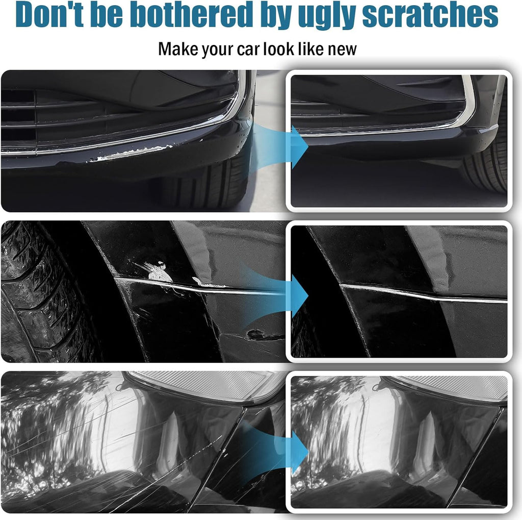 Black Touch Up Paint for Cars, Car Scratch Repair Pen, Color Accurate Automotive Paint with Varnish Clear Coat Pen Quick and Easy Fix Vehicles Chip Rim Scuff Repair