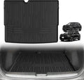 TripleAliners Trunk Mat All Weather Liners Compatible with 2025 Nissan Kicks Interior Accessories Custom Fit Anti-Slip TPE Full Coverage Protection Rear Trunk Floor Mat (SV SR Trim Level ONLY)