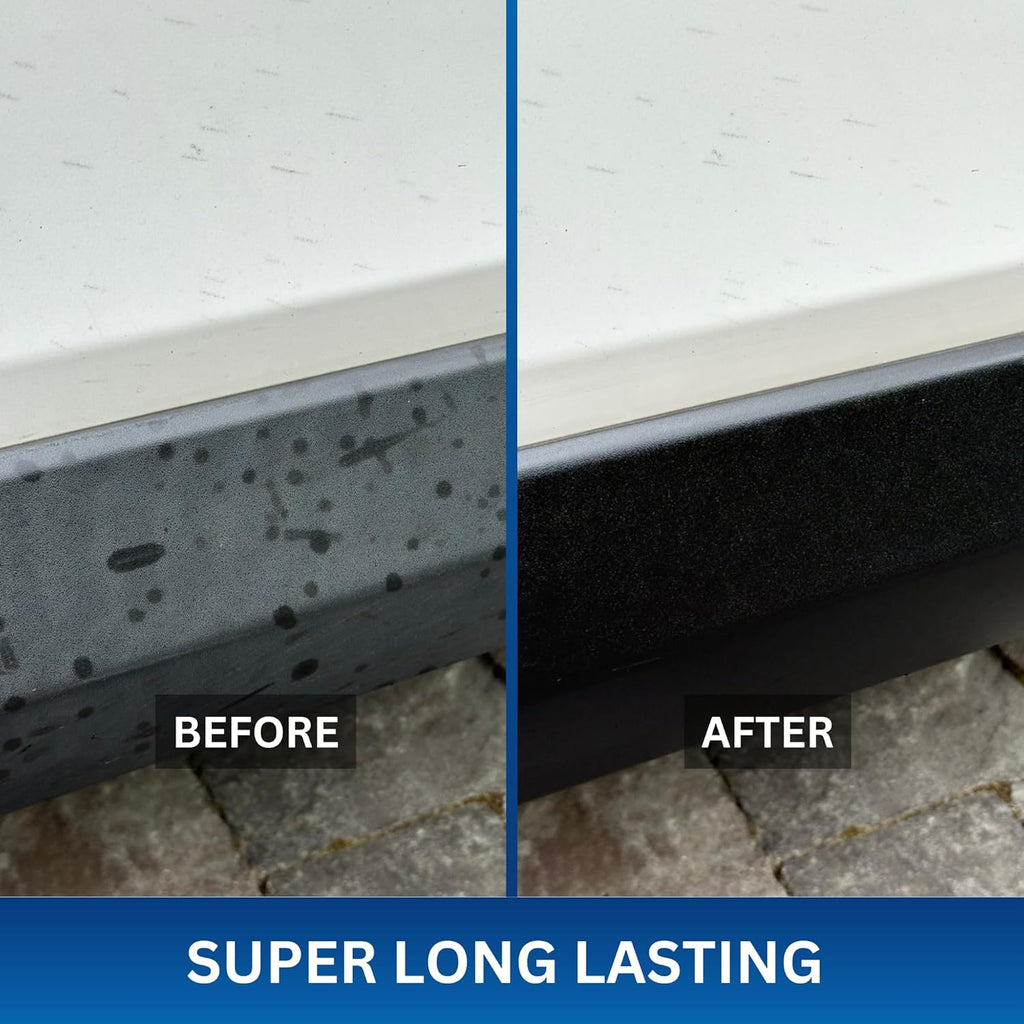 Multi-Surface Car Detailer | Trim Shine, Tire Shine, Interior Shine | Easy Apply, Long Lasting, No-Residue Formula | Back to Black Trim Restorer | Safe Car Detailing
