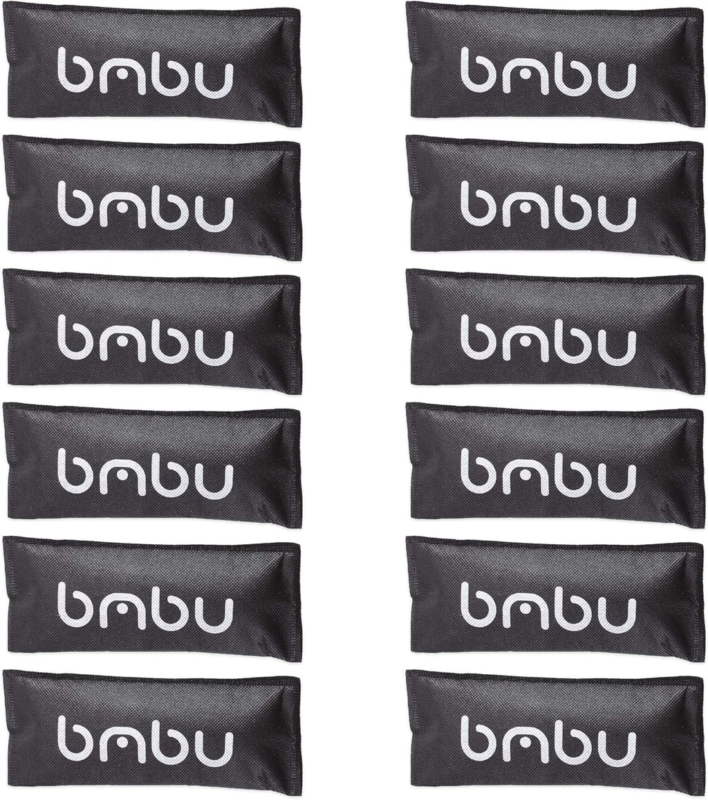 bmbu Charcoal Shoe Deodorizers - Activated Natural Bamboo Air Purifying Bag Insert for Sneakers Oder Eliminator Mini Bags -Absorber/Freshener for Gym Bag,Drawer,Closet,Car,Home, Cat Litter