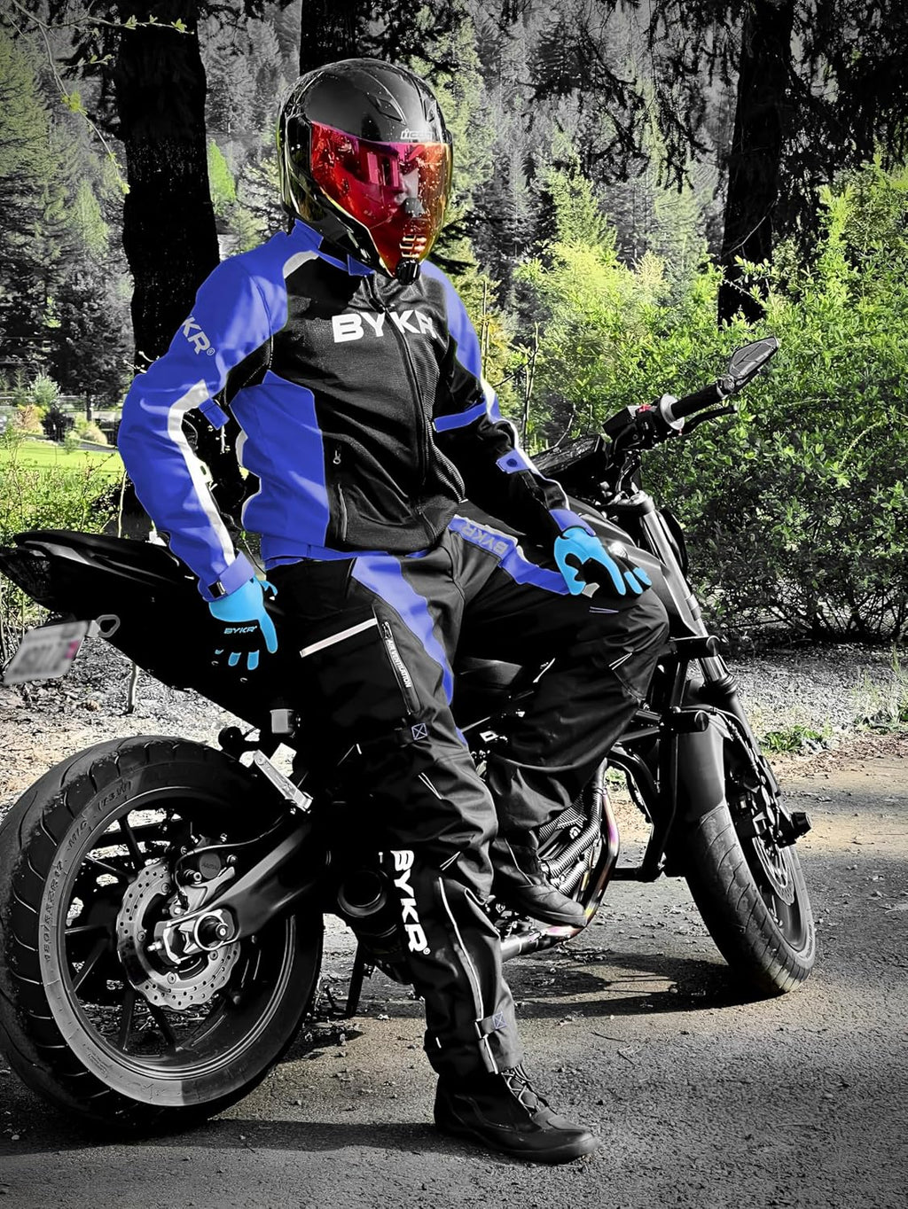 BYKR All-Weather Motorcycle Gloves for Men & Women – Protection for Dirt Bike, BMX, MX, and ATV Riding