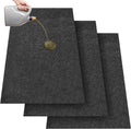 3 Pcs 36 x 60 Inch Oil Spill Mat for Driveway Garage Under Car Leaks Absorbent Oil Pad, Black Rubber Mat Garage Floor Protecting with Waterproof Backing, Reusable, Washable, Non Slip