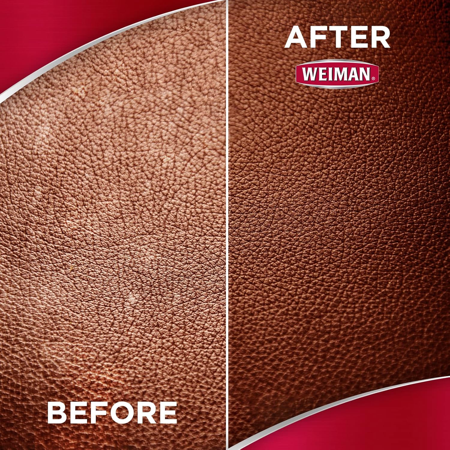 Weiman 3 in 1 Deep Leather Conditioner Cream (2 Pack) - Restores Leather Surfaces - Use on Leather Furniture, Car Seats, Shoes, Bags, Jackets, Saddles