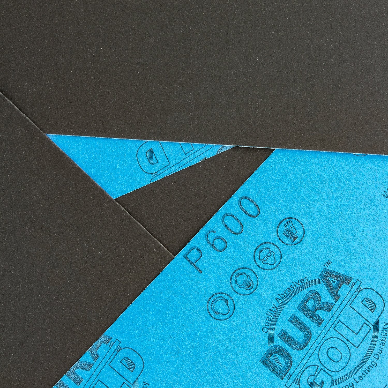 Dura-Gold Premium 600 Grit Wet or Dry Sandpaper Sheets, 5-1/2" x 9", Box of 25 - Car Color Sanding, Detailing, Polishing Automotive, Woodworking Wood Furniture, Metal Finishing, Hand Sand Block Sander