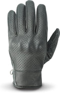 Leather Motorcycle Gloves with Adjustable Fitting Bike Riding Gloves for Riders
