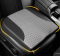 Car Seat Cushion, Comfortable Memory Foam Seat Pillow for Driving, Sciatica-Back Pain Relief, Cushion for Car-Truck, Office, Wheelchair - Black&Gray
