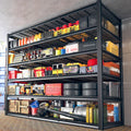 REIBII 60" W Garage Shelving, 2900LBS Storage Shelves, 6 Tier Heavy Duty Shelving, Adjustable Metal Shelving Units and Storage Rack for Warehouse, Pantry, Basement, 60" W x 84" Hx 24" D