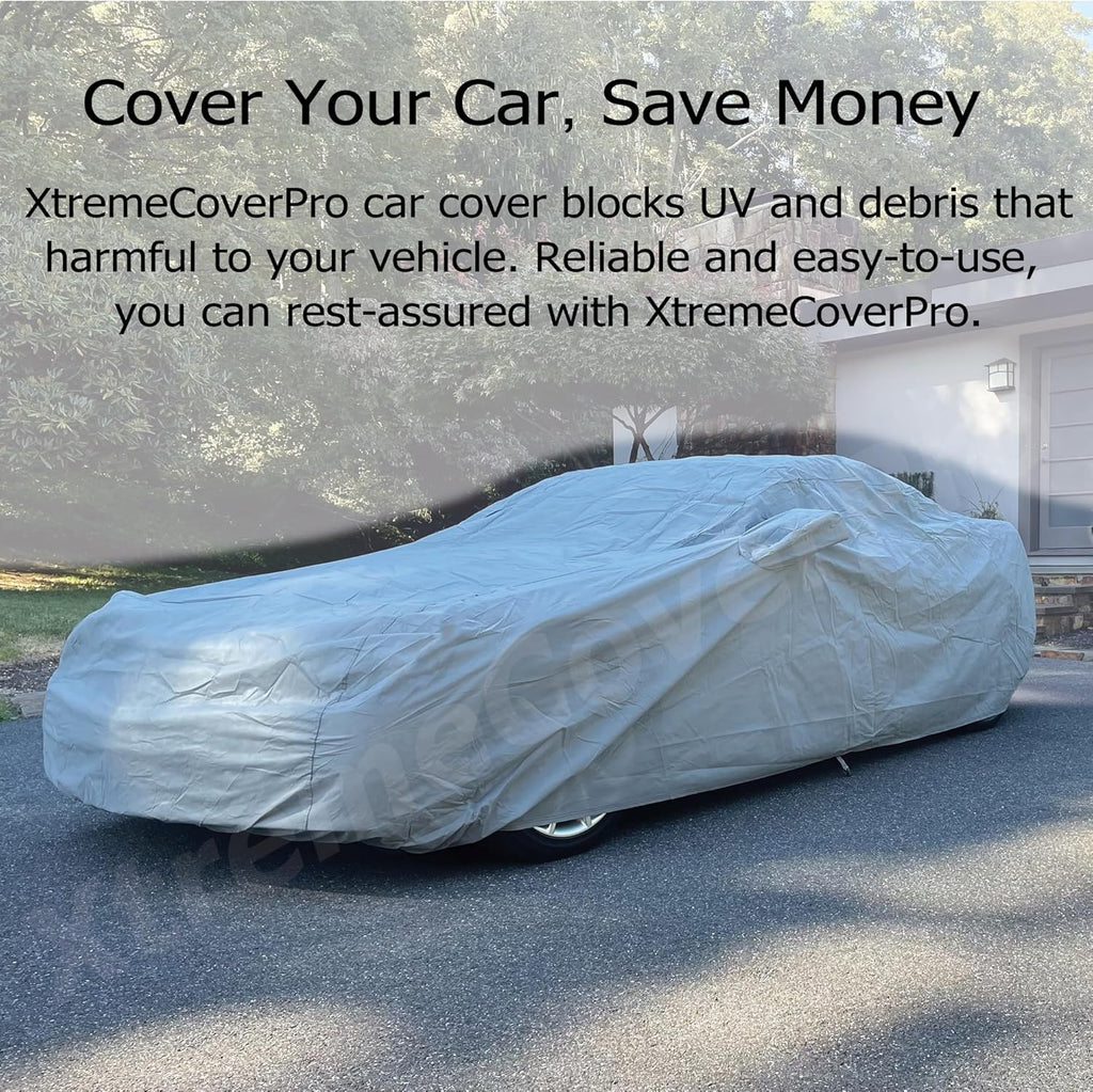 Custom FIT Car Cover fits 2020 2021 2022 2023 2024 2025 Chevy Corvette C8 XTREMECOVERPRO Diamond Series Grey