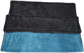 SOFTBATFY 1200 GSM 36" x 24"Dual Sided Microfiber Car Cleaning Drying Towel with Twist Pile, Super Absorbent, Scratch-Free, Machine Washable (Blue-Grey)