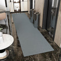 Ottomanson 2' x 20' Hallway Runner with Scraper Pile Extra Durable Non-Slip Rug Mat for Indoor & Outdoor Use - Ideal for Kitchen, Entryway, Patio & Garage - High-Traffic Carpet, Gray