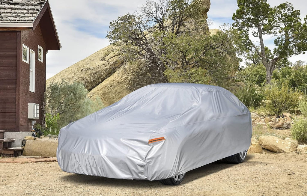 Kayme 6 Layers Coupe Car Cover Custom Fit Toyota MR2 (1984-2007) Waterproof All Weather for Automobiles, Full Exterior Covers Sun Rain Protection UV Protection （Deliver About 3-10 Days）