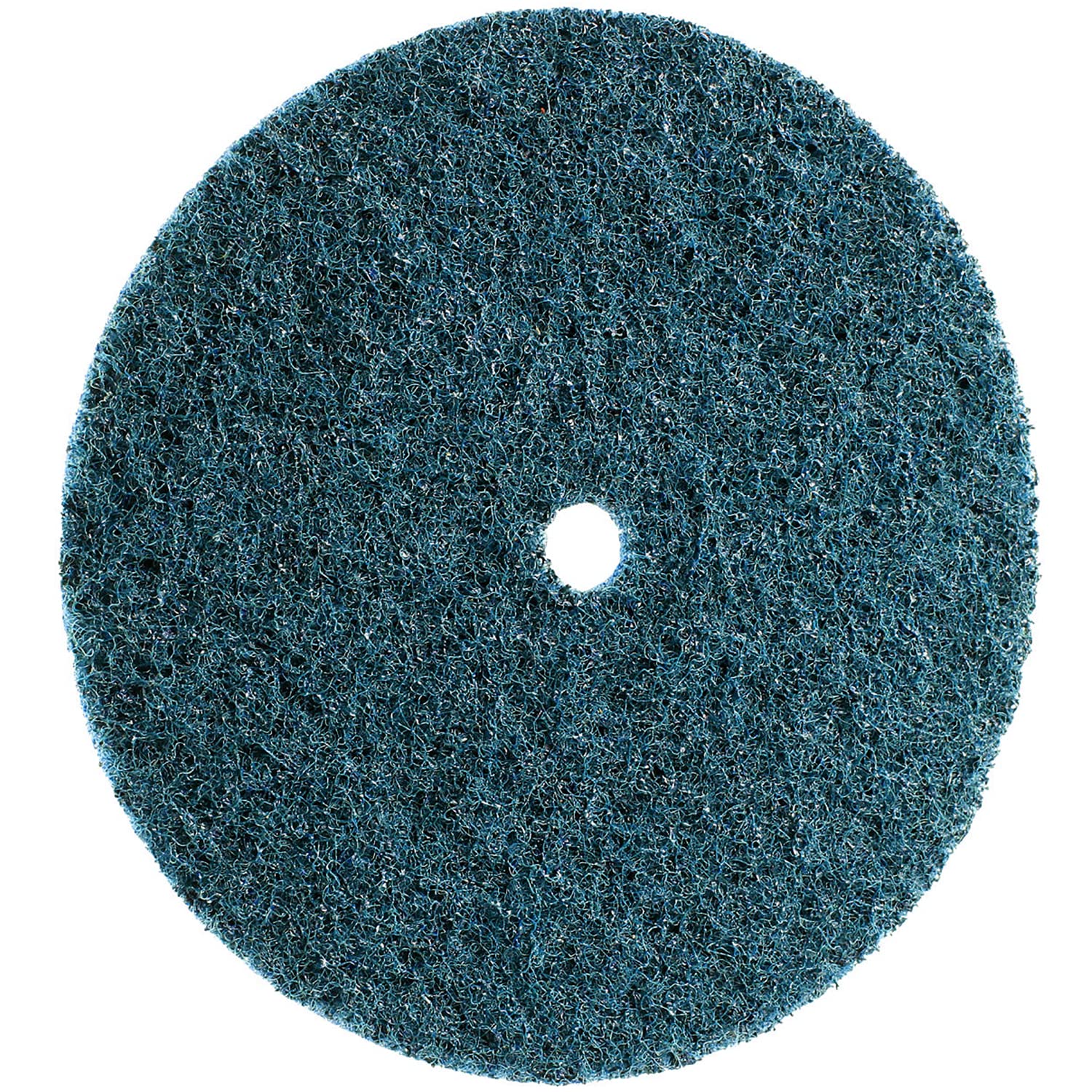 CS Unitec 80652 FIX Fleece (Nonwoven) Disc for The FIX Hook and Loop System, 6" Diameter, Fine (Blue) (Pack of 10)