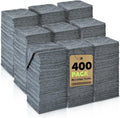 Microfiber Cleaning Cloths Bulk-400 Pack, Gray Microfiber Towels for Cars, Ultra Absorbent Wash Cloths, Lint-Free Streak-Free Microfiber Towels Bulk for Cars, 12x12 inches