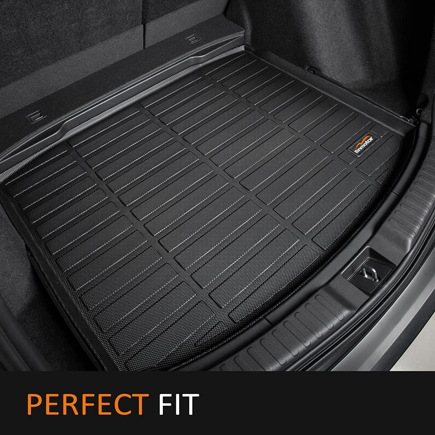 Binmotor-All Weather Floor Mats & Cargo Liner for RX 2016-2022 /RX350/RX450h (No RXL Models)，Heavy Duty Car Floor Liners-Black for RX Accessories-Black