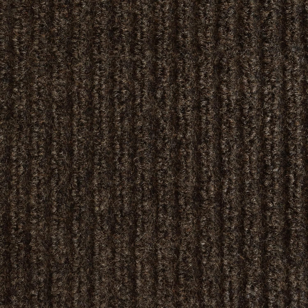 iCustomRug Spartan Weather Warrior Duty Indoor/Outdoor Utility Ribbed in 3ft,4ft,6ft Widths 70 Custom Sizes with Natural Non-Slip Rubber Backing 4'X42' in Brown