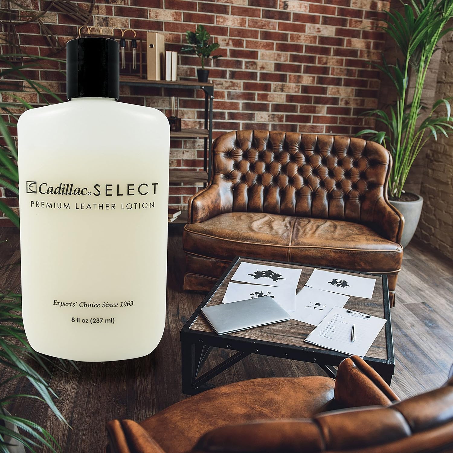 Cadillac Select Leather Lotion Cleaner and Conditioner- For Handbags, Sofas, Jackets, Furniture, Purses, and More