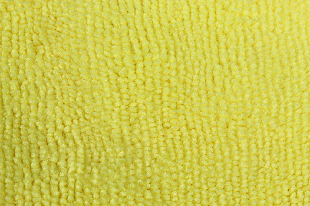 Eurow 300 GSM Microfiber Cleaning Towels, Reusable, Lint-Free, Streak-Free, Ultra Absorbent Cloths for Car, Home, Kitchen, RV, Dairy Use, Machine Washable and Scratch-Safe, 12x12in, 50-Pack, Yellow