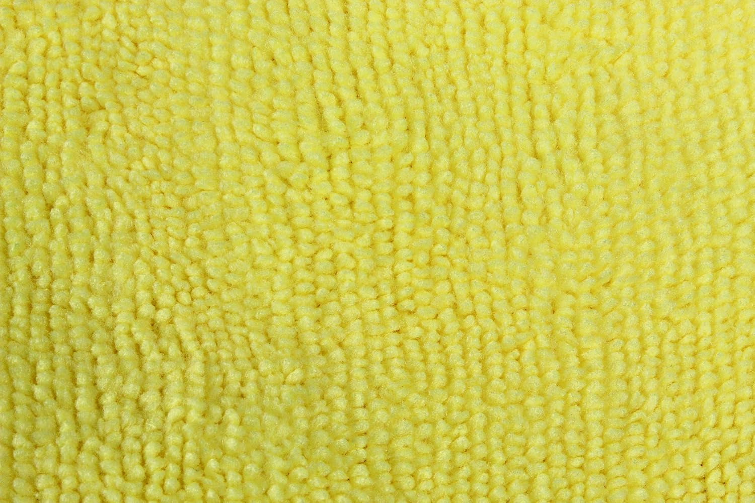 Eurow 300 GSM Microfiber Cleaning Towels, Reusable, Lint-Free, Streak-Free, Ultra Absorbent Cloths for Car, Home, Kitchen, RV, Dairy Use, Machine Washable and Scratch-Safe, 12x12in, 50-Pack, Yellow