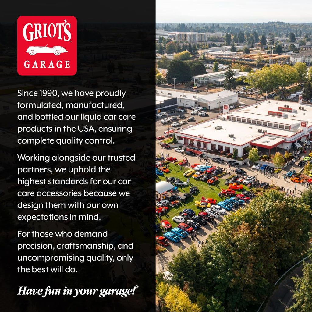 Griot's Garage G9 Orbital 2-Step Ceramic Kit for Car Polishing and Detailing, Includes Orbital Polisher, BOSS Correcting Cream, 6.5" Foam Pads, Ceramic 3-in-1 Wax, and Microfiber Towels, 11558