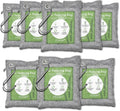 8 Pack Bamboo Charcoal Air Purifying Bag, Activated Charcoal Bags Odor Absorber, Moisture Absorber, Natural Car Air Freshener, Shoe Deodorizer, Odor Eliminators For Home, Pet, Closet, Car