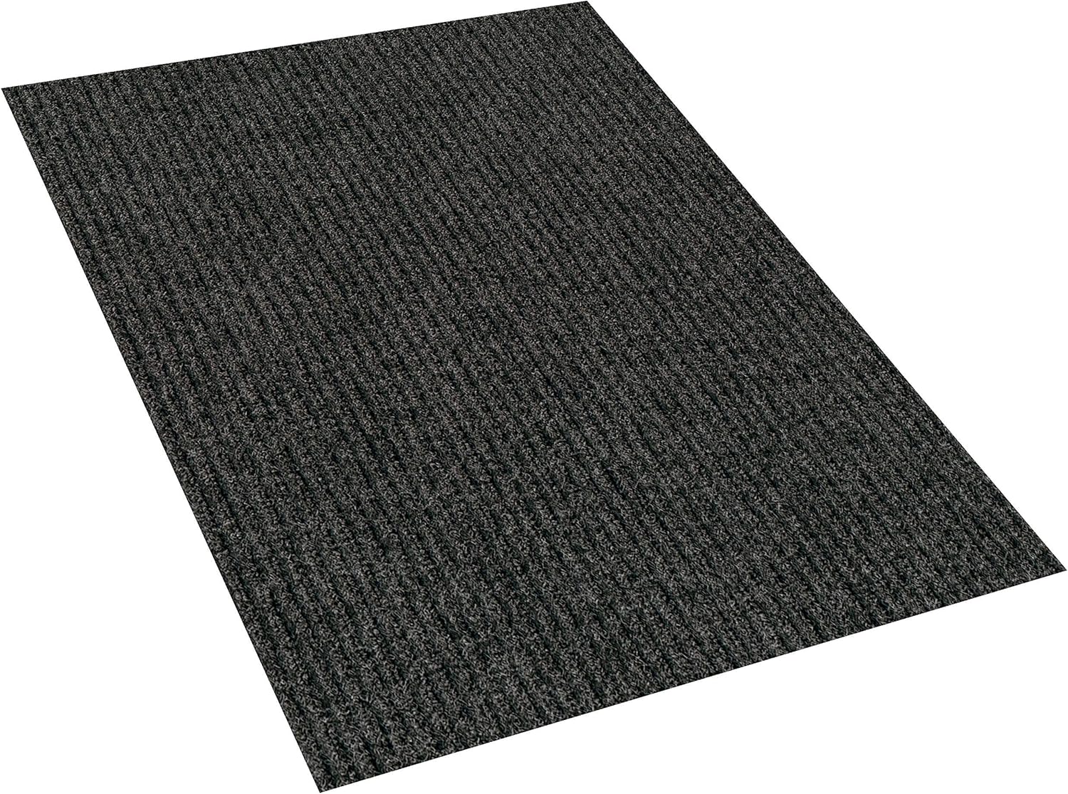 KOECKRITZ Heavy Duty Durable All Weather Indoor/Outdoor Non Slip Entrance Mat Rugs and Runners for Office Business Building Home Garage Front Door (4' x 15', Charcoal)