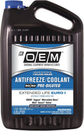 OEM Recochem European Vehicles Premium Antifreeze 50/50 Extended Life Coolant - Euro I Blue 1 Gallon, 1 Pack