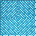 15.7"x15.7" Garage Flooring Tiles, Non-Slip Interlocking Plastic Garage Floor Mat, Garage Organization & Garage Storage, Vented Pattern(Tiffny Blue, 25PCS)