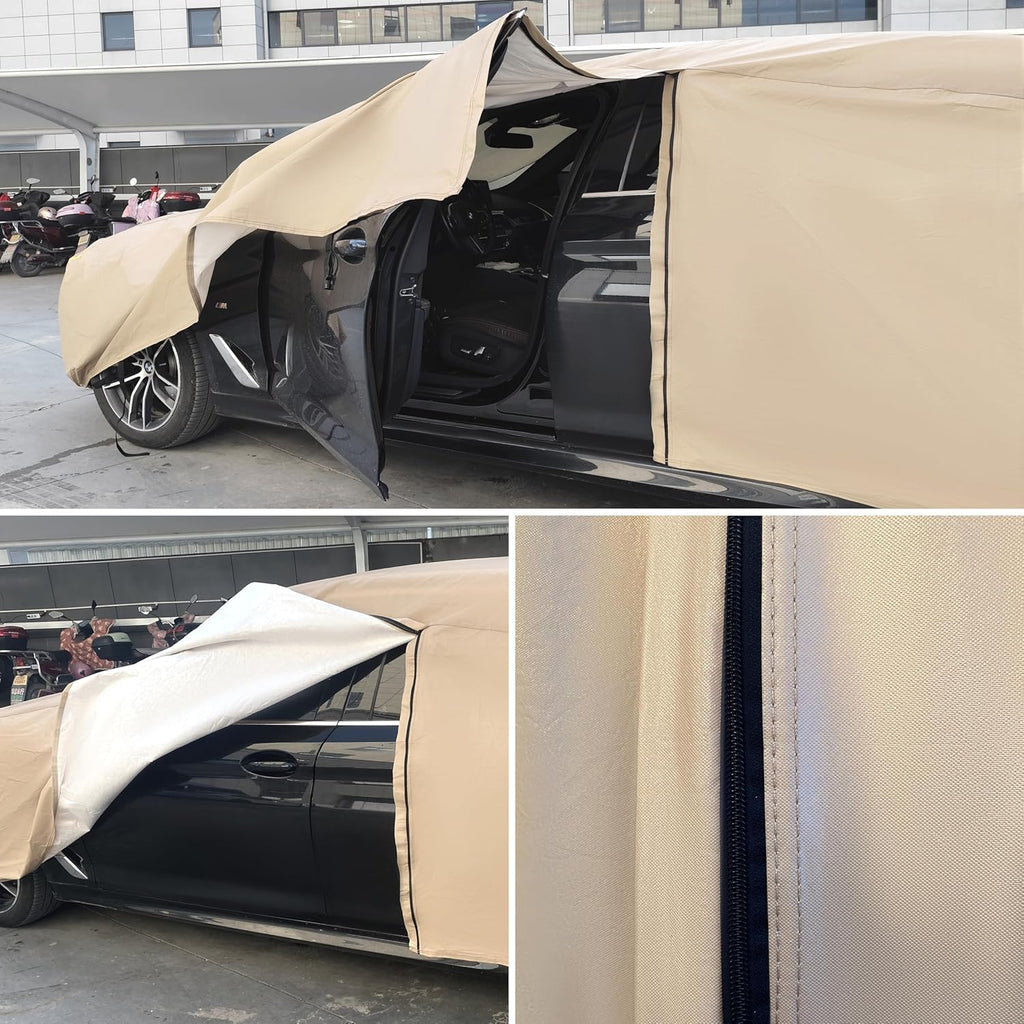 Heavy Duty Outdoor Car Cover Custom Fit for Mazda MX-5,Windproof All Weather Waterproof Sun Rain UV Dust Snow Protection Outdoor Car Covers