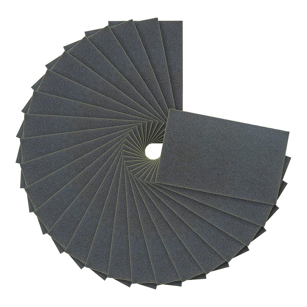 Dura-Gold Premium 80 Grit Wet or Dry Sandpaper Sheets, 5-1/2" x 9", Box of 15 - Coarse-Cut Sanding, Detailing, Polishing Automotive, Woodworking Wood Furniture, Metal Finishing, Hand Sand Block Sander