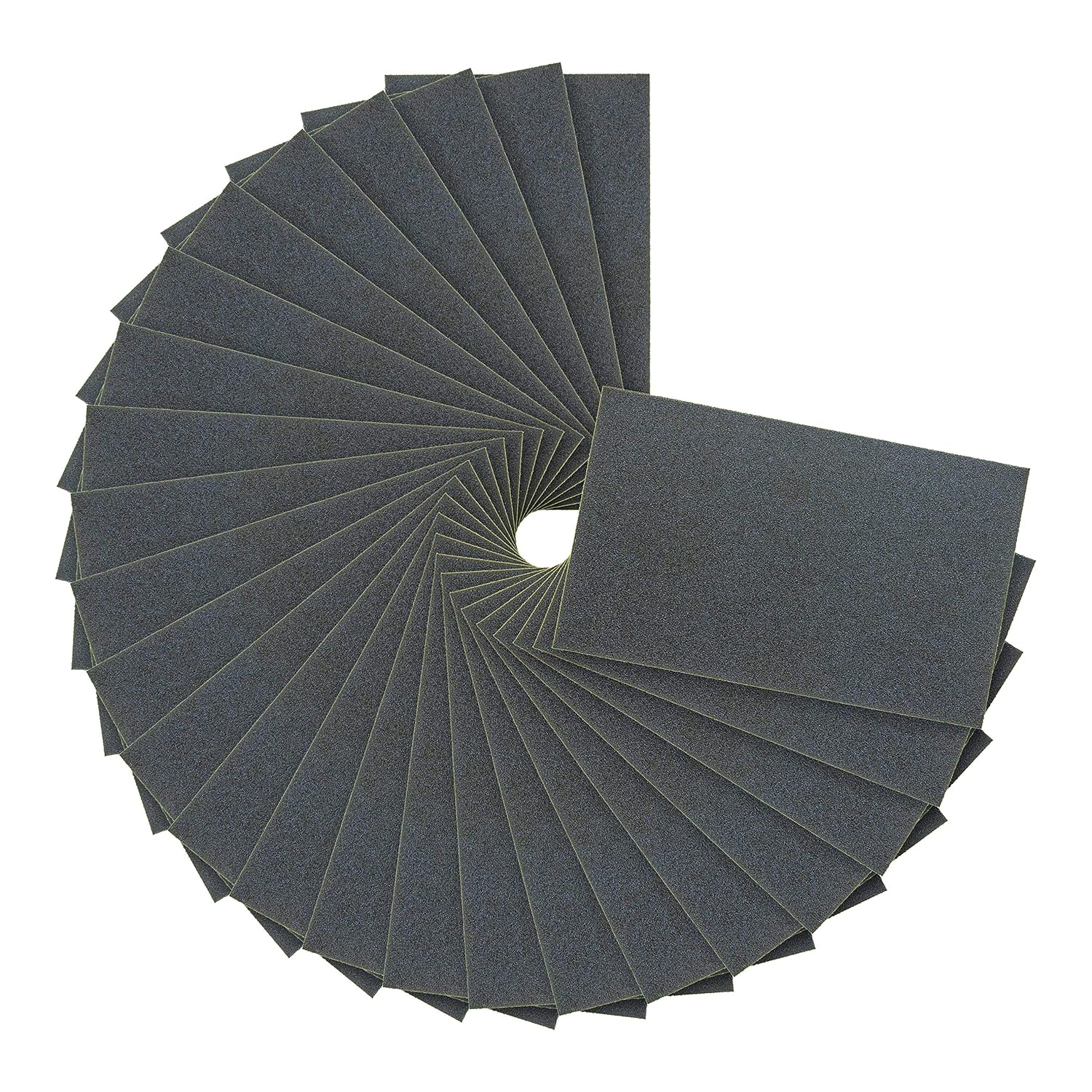 Dura-Gold Premium 80 Grit Wet or Dry Sandpaper Sheets, 5-1/2" x 9", Box of 15 - Coarse-Cut Sanding, Detailing, Polishing Automotive, Woodworking Wood Furniture, Metal Finishing, Hand Sand Block Sander