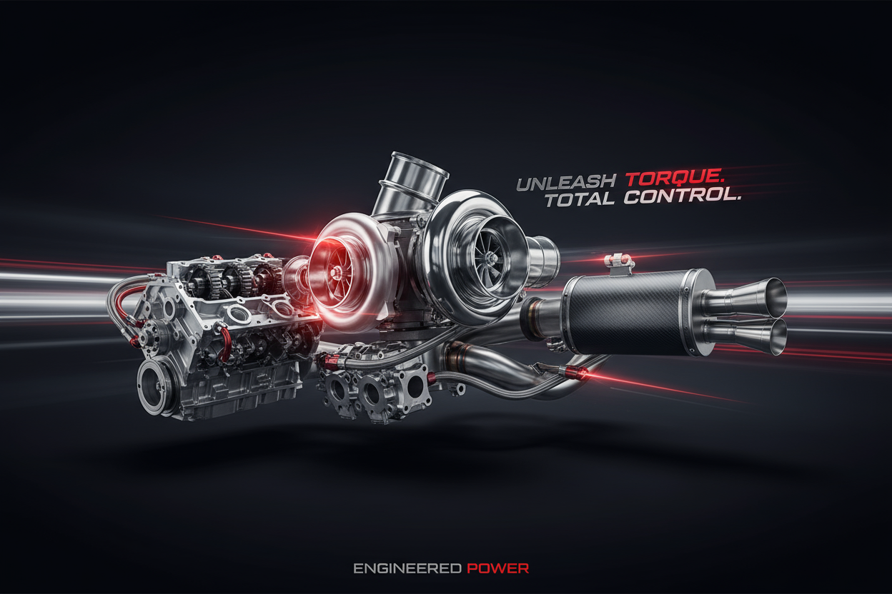 Performance Series Collection

“Unleash Maximum Torque &amp; Response.”

Precision meets adrenaline in the AUTONIX Performance Series Collection — a line built for drivers who live for speed, power, and total control.
Every component is engineered to push limits, fine-tuned to perfection, and proven under real-world conditions.